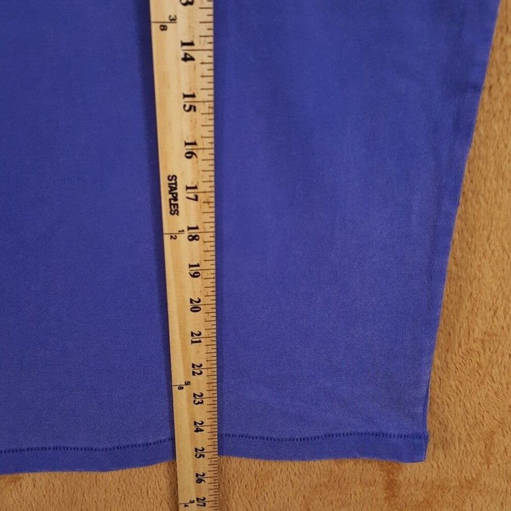 MARKET STUDIO Shirt Mens Small Blue Purple Pullover Crew Sacred Basketball Tee - Picture 6 of 8
